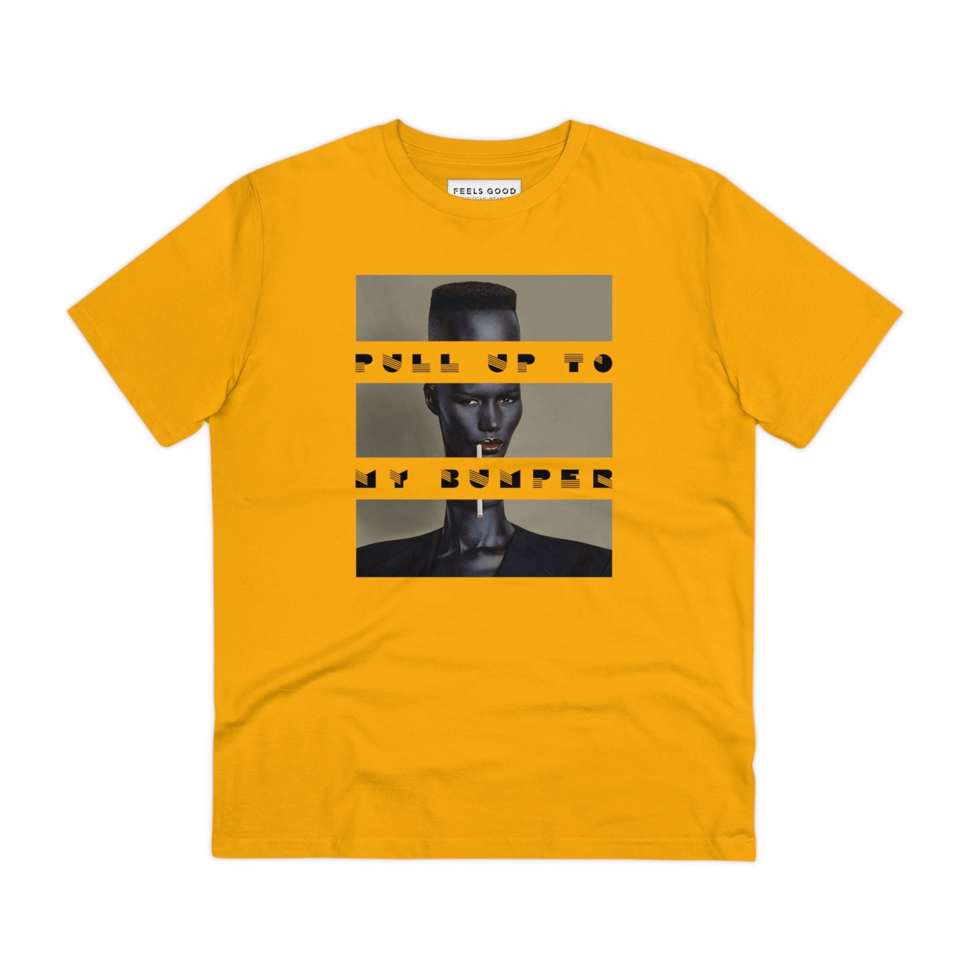 Urban 'Pull Up To My Bumper' Grace Organic Cotton T-shirt - Grace Jones Tshirt