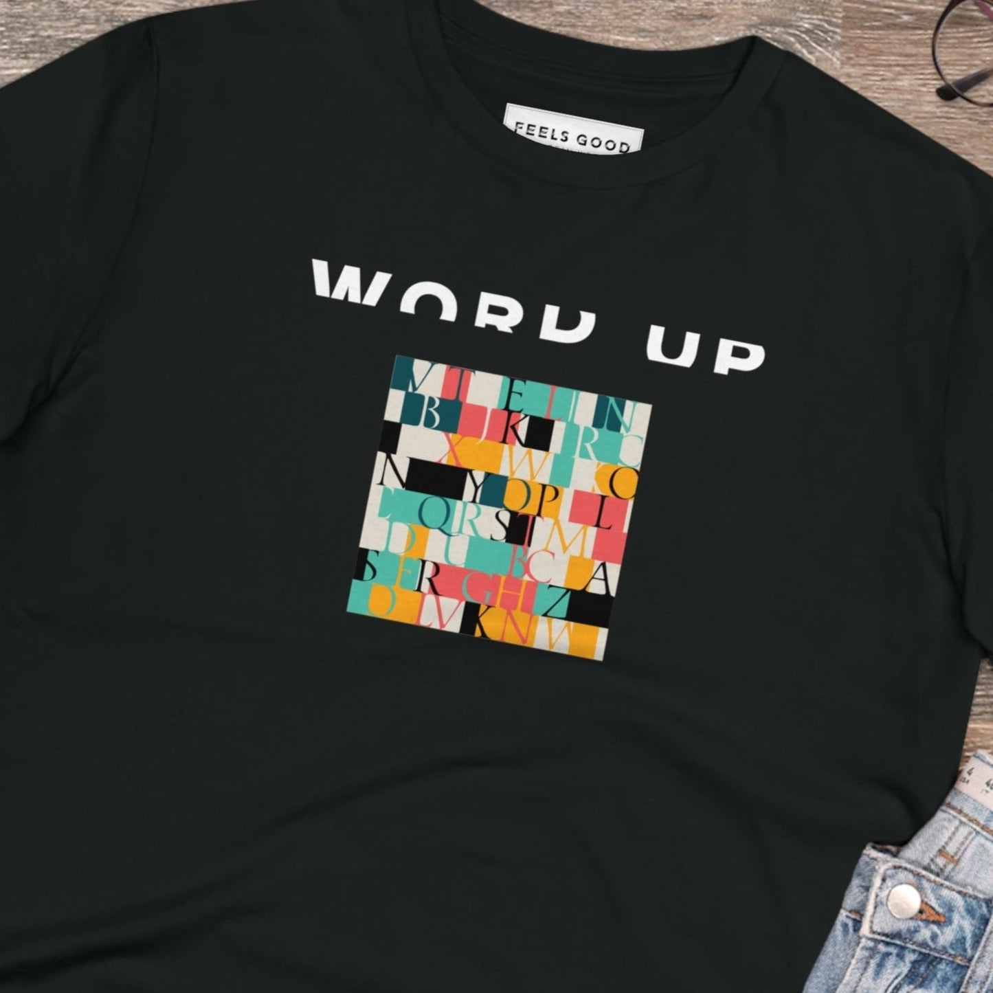 Urban 'Word Up' Organic Cotton T-shirt - Hip Hop Tshirt